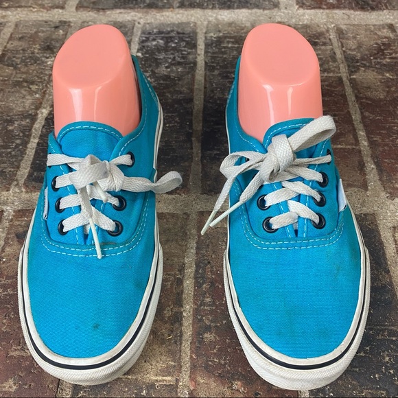 Vans Era TB4R Teal Turquoise Lace Shoes M5 L6.5 - Picture 5 of 11